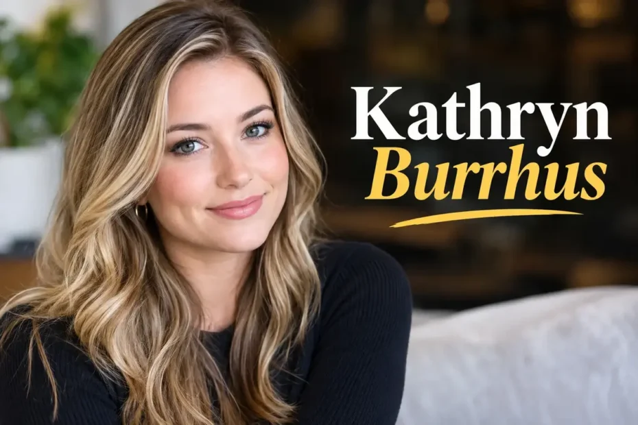Kathryn Burrhus portrait for biography and personal life article
