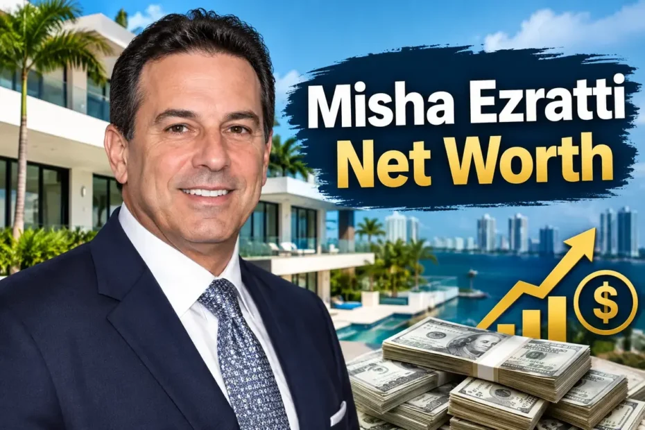 Misha Ezratti Net Worth, wealth, real estate business, and financial success